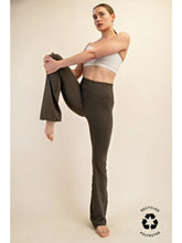 Load image into Gallery viewer, RAE MODE BUTTER HIGH WAIST BAND BELL BOTTOM LONG YOGA PANTS
