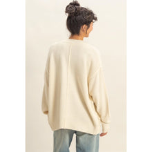 Load image into Gallery viewer, HYFVE BUTTON FRONT OVERSIZED CARDIGAN
