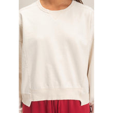 Load image into Gallery viewer, HYFVE PIGMENT DYED OVERSIZED RAW EDGE SWEATSHIRT
