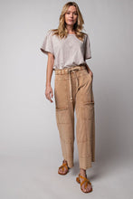 Load image into Gallery viewer, EASEL MINERAL WASHED TERRY KNIT PANTS
