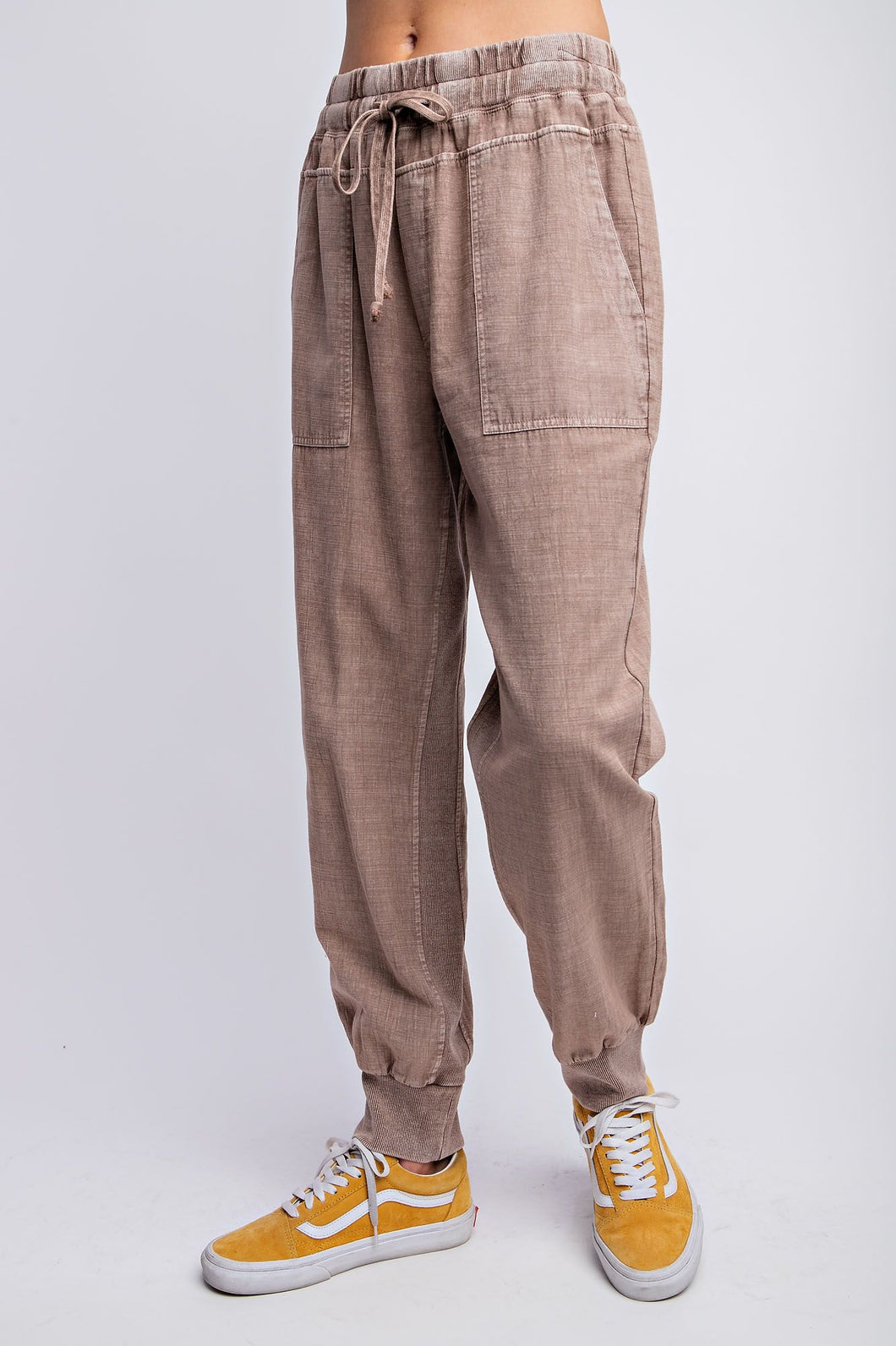 EASEL MINERAL WASHED JOGGERS