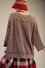 Load image into Gallery viewer, EASEL WASHED COTTON GAUZE BOXY TOP
