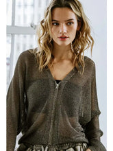 Load image into Gallery viewer, FLYING TOMATO METALLIC THREAD KNITTED SWEATER
