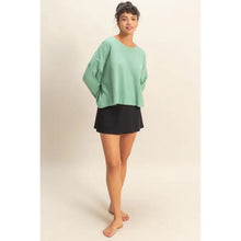 Load image into Gallery viewer, HYFVE RIBBED ELASTIC WAIST MINI SKORT
