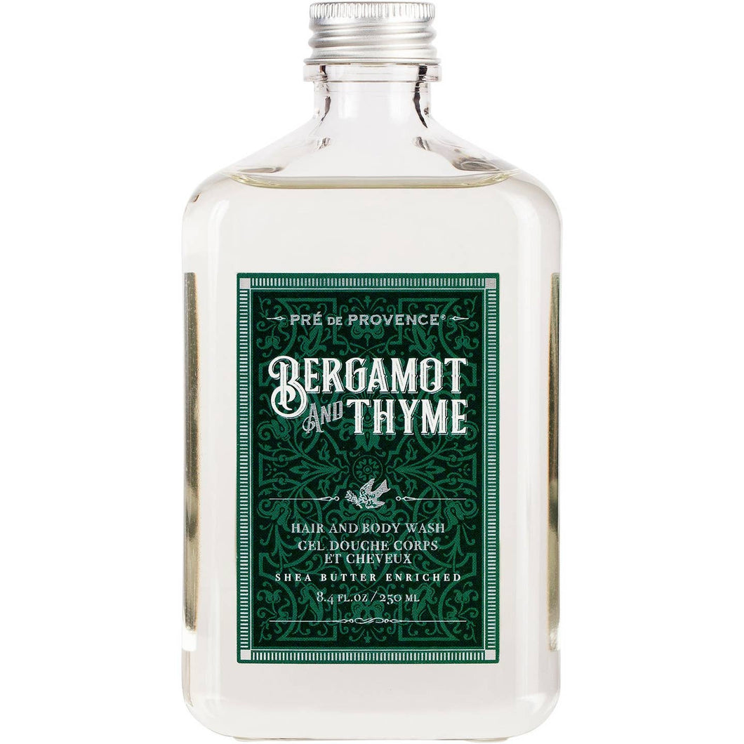 EUROPEAN BERGAMOT AND THYME SCENTED SHOWER PRODUCTS