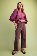 Load image into Gallery viewer, EASEL MINERAL WASHED STRETCH TWILL PANTS

