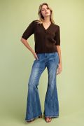 Load image into Gallery viewer, EASEL ELBOW SLVS KNITTED SWEATER CARDIGAN
