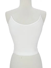 Load image into Gallery viewer, YAHADA Ribbed Elastic Thin Strap Bra Top - No Pads One Size
