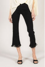 Load image into Gallery viewer, BEFORE YOU COLLECTION STRETCH FRINGE BOTTOM DENIM
