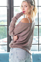 Load image into Gallery viewer, EE:SOME EYELET KNIT SWEATER TOP
