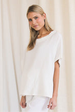 Load image into Gallery viewer, BEFORE YOU COLLECTION 100% COTTON GAUZE RAW EDGE PONCHO TOP
