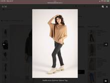 Load image into Gallery viewer, Waffle knit dolman sleeve top
