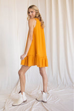 Load image into Gallery viewer, BEFORE YOU COLLECTION GAUZE SLEEVELESS BUTTON UP SHORT SLEEVE DRESS SAND
