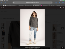 Load image into Gallery viewer, Waffle knit dolman sleeve top
